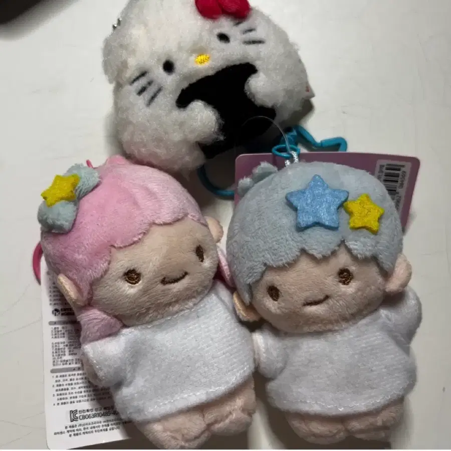 산리오 트윈스타 키링 헬로키티 인형