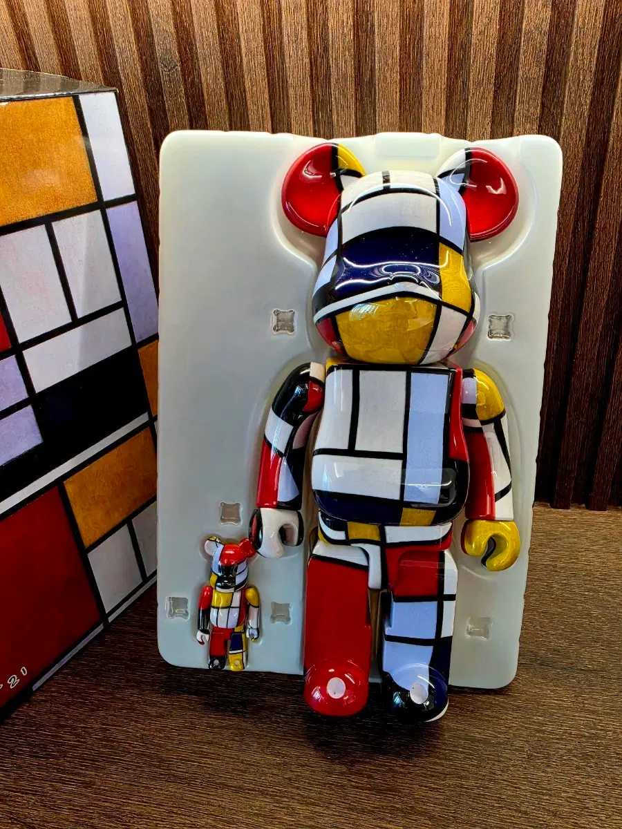 베어브릭 피에트 몬드리안 100%&400% BEARBRICK Piet Mondrian