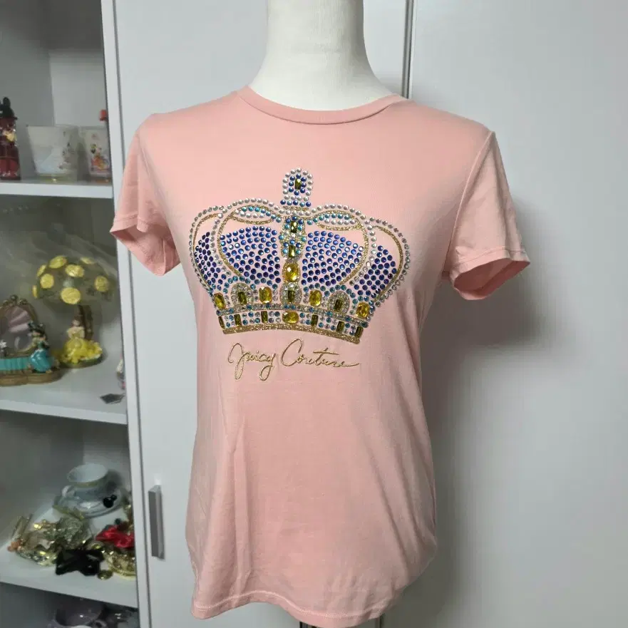 미국브랜드 juicy couture 크라운 티아라 티셔츠