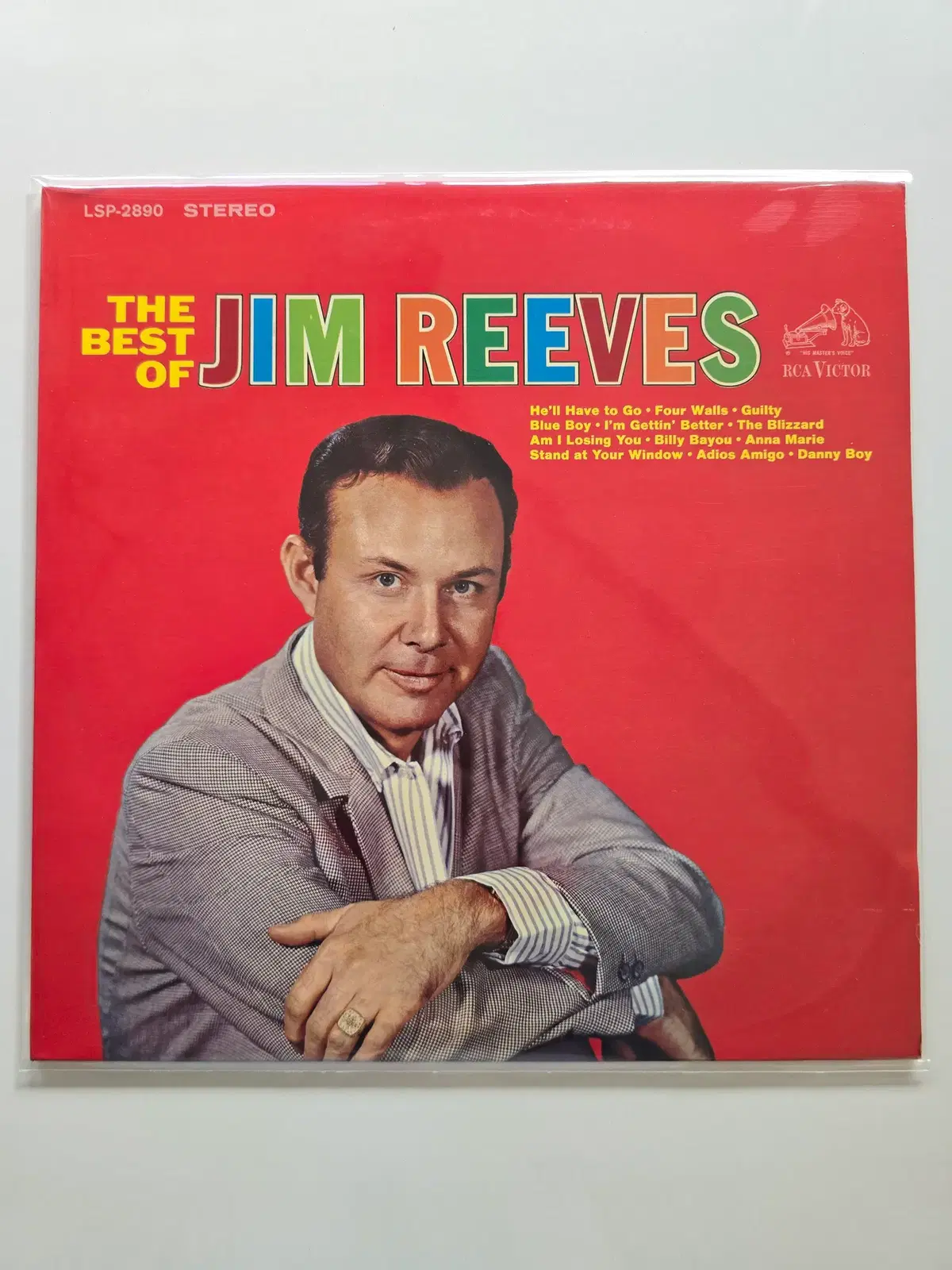 Jim Reeves 짐 리브스 LP / The Best of Jim Reeves/MINT/가사지