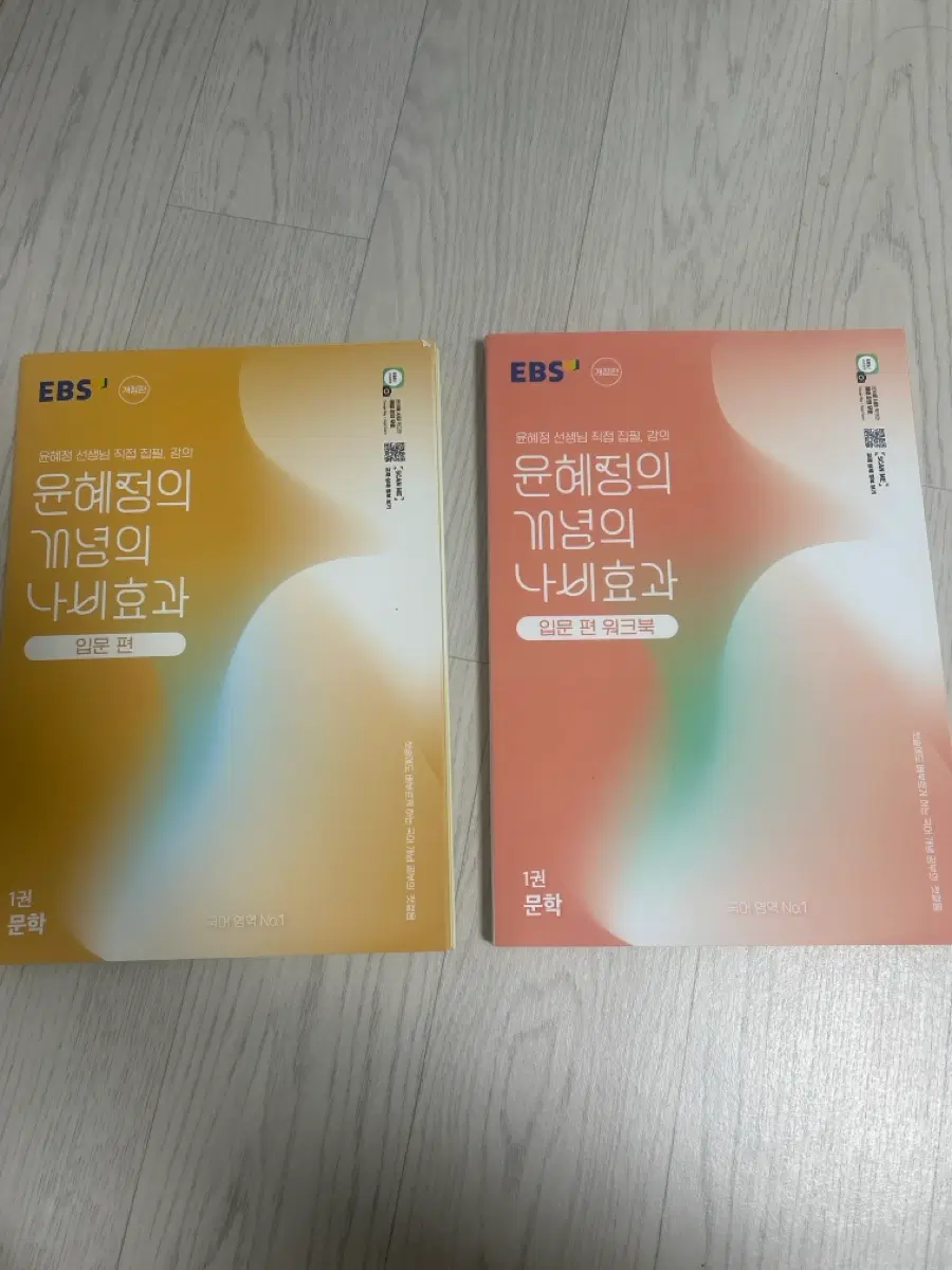 윤혜정의 개념의 나비효과 입문편 + 워크북 일괄 1권 문학