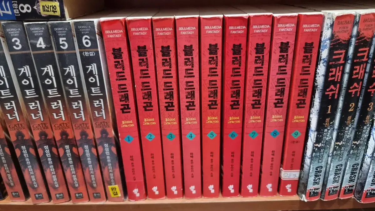 블러드드래곤 1-9 완 하백 퓨전 판타지 소설