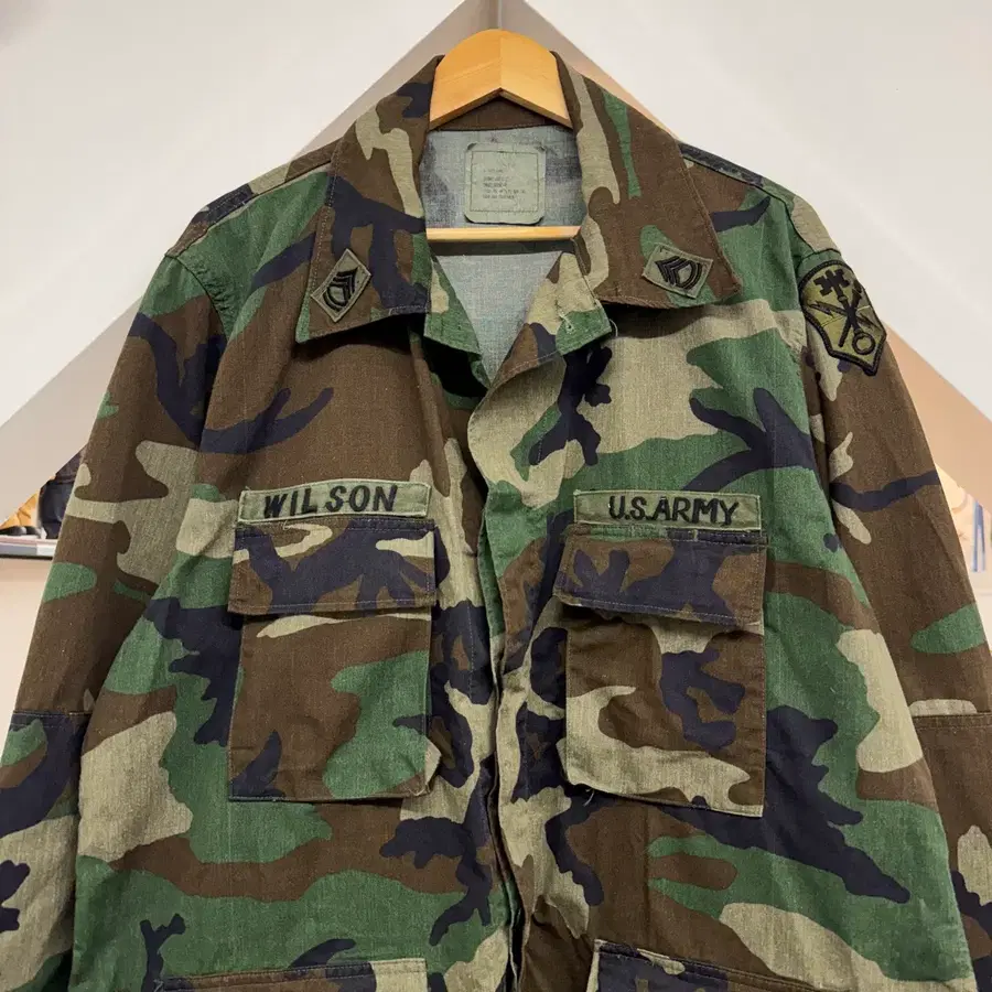 [2XL] 80s US Army 미군 우드랜드 셔츠 자켓