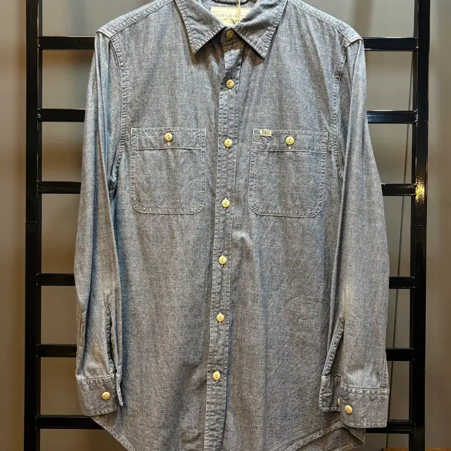 [S] 데님앤서플라이 랄프로렌 DENIM & SUPPLY 샴브레이 워크셔츠 3.9