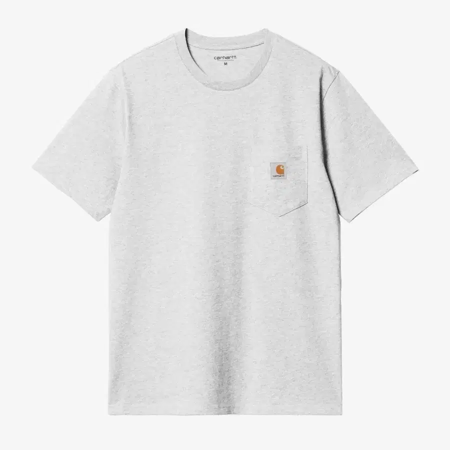 칼하트WIP 포켓 루즈 티셔츠 S/S POCKET LOOSE T-SHIRT (Ash Heather) Size S