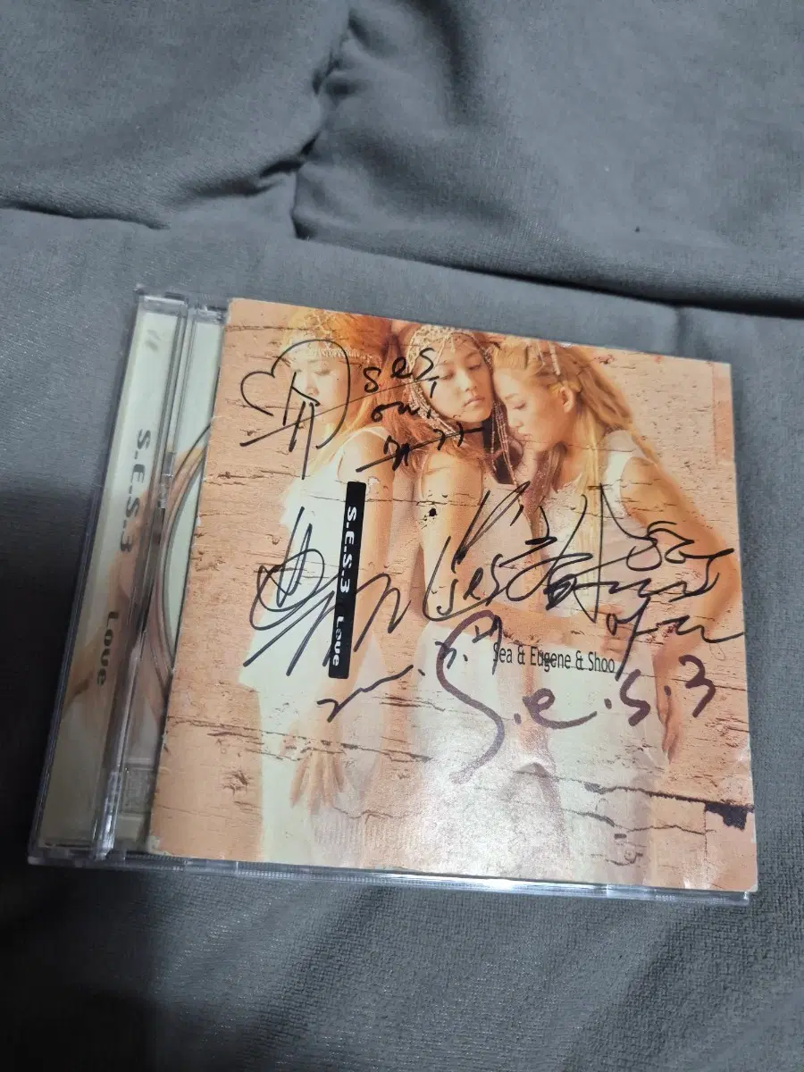 S.E.S 3집 음반시디 사인반