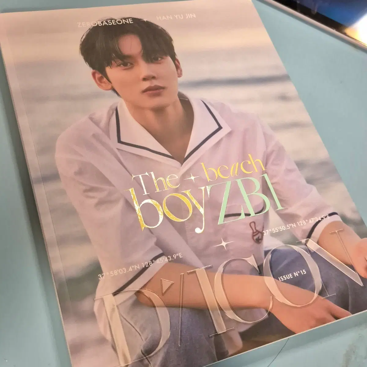 2023 디아이콘 제로베이스원 제베원 한유진 잡지 + 제베원 엘르 부록 2종
