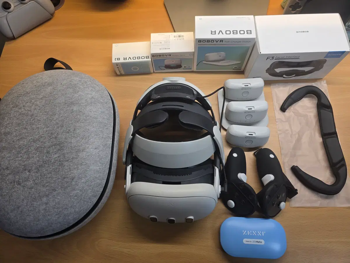 메타 퀘스트3 128gb, bobovr 악세서리 세트