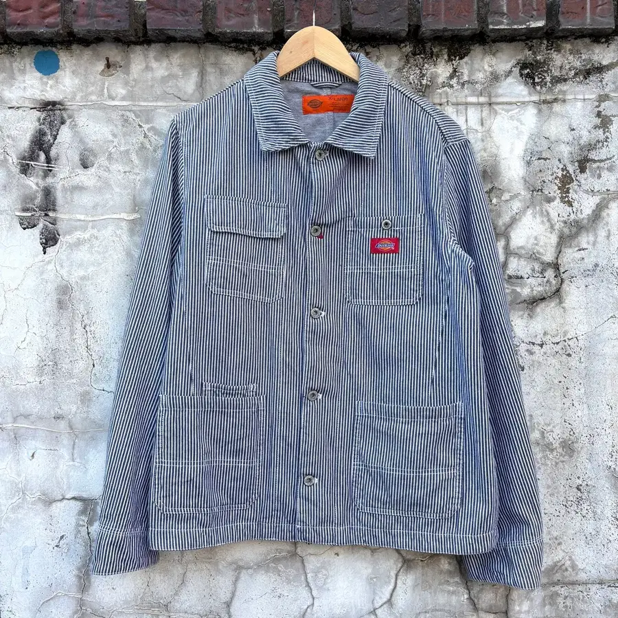 Dickies 디키즈 히코리 스트라이프 초어 자켓