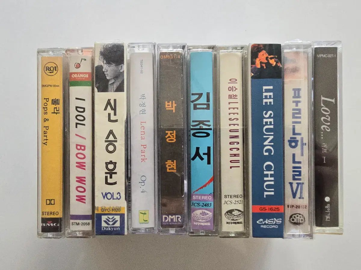6 룰라, 아이돌, 신승훈, 박정현, 박정현, 김종서, 이승철, 이승철, 푸른하늘, 박효신 카세트테이프 총 10개 일괄판매