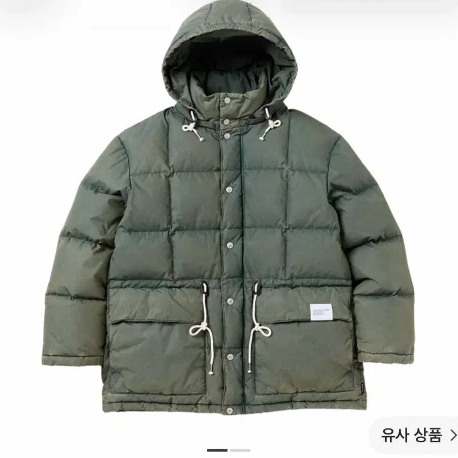 [XL] 네이버후드 페이디드 다운 자켓 올리브 드랩