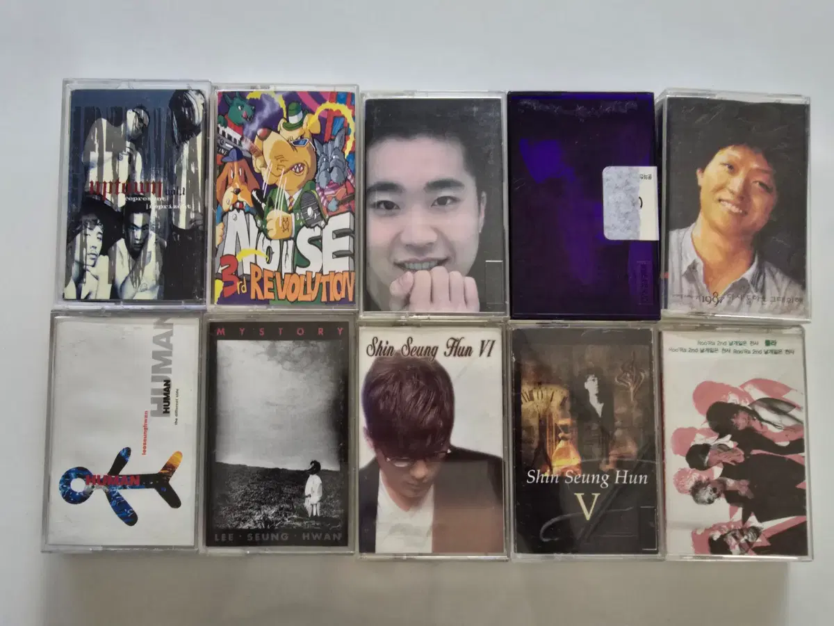 9 업타운, 노이즈, 조성모, 서태지, 유재하, 이승환, 이승환, 신승훈, 신승훈, 룰라 카세트테이프 총 10개 일괄판매