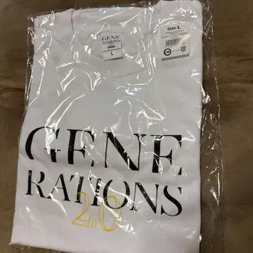 GENERATIONS 2.0 롱 슬리브 티셔츠 L 사이즈
