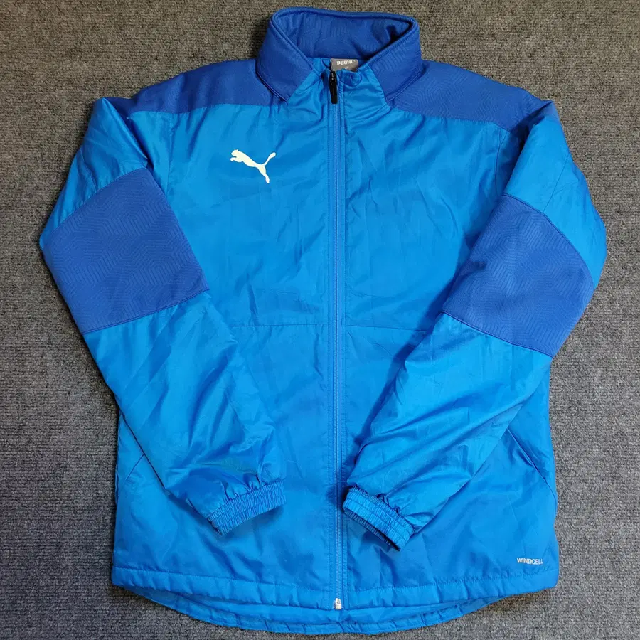 퓨마(PUMA) 윈드셀 트레이닝 웜업 자켓 (블루)