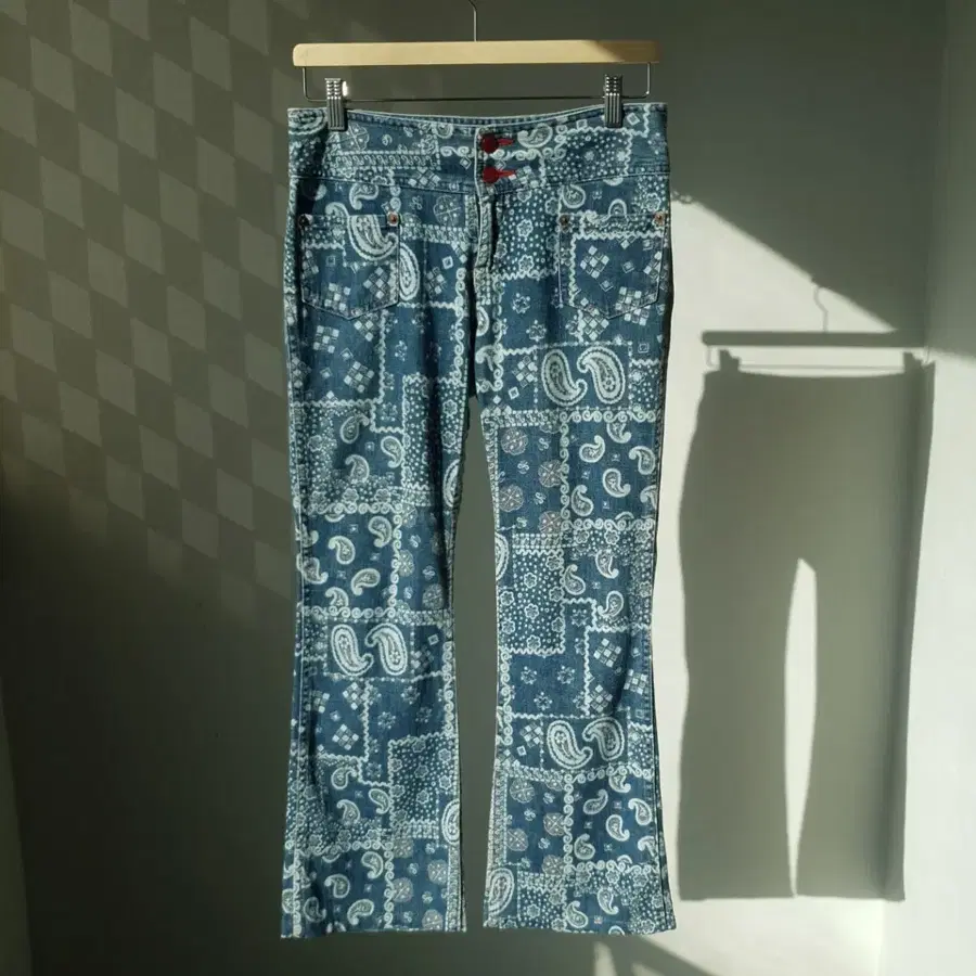90s Hysteric Glamour Paisley Flare Pants