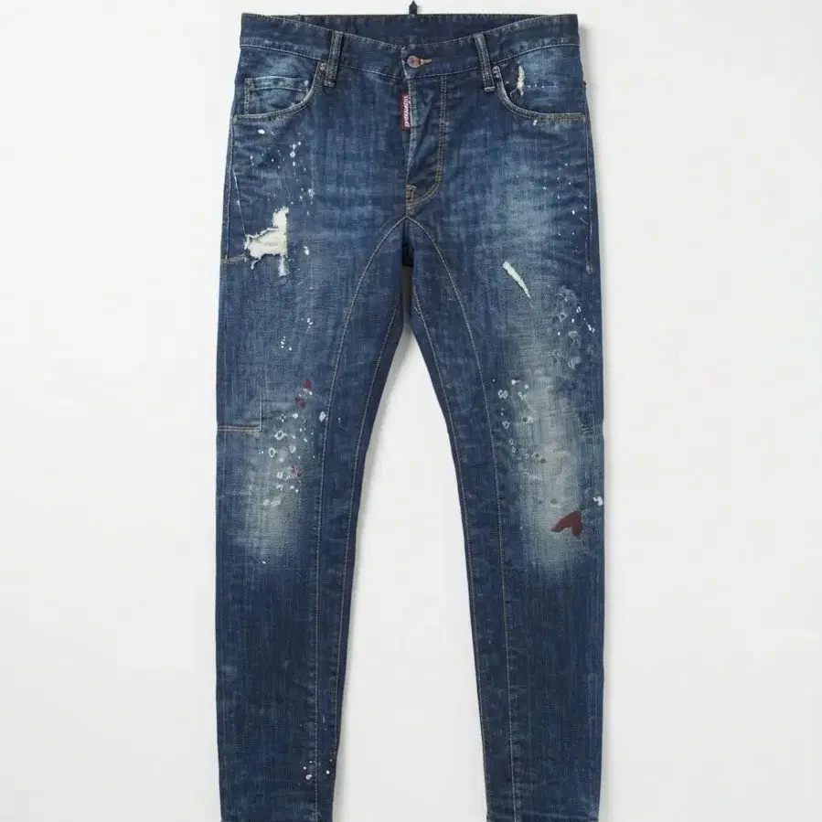 DSQUARED2 디스트로이드 페인팅 데님 팬츠 IT 46