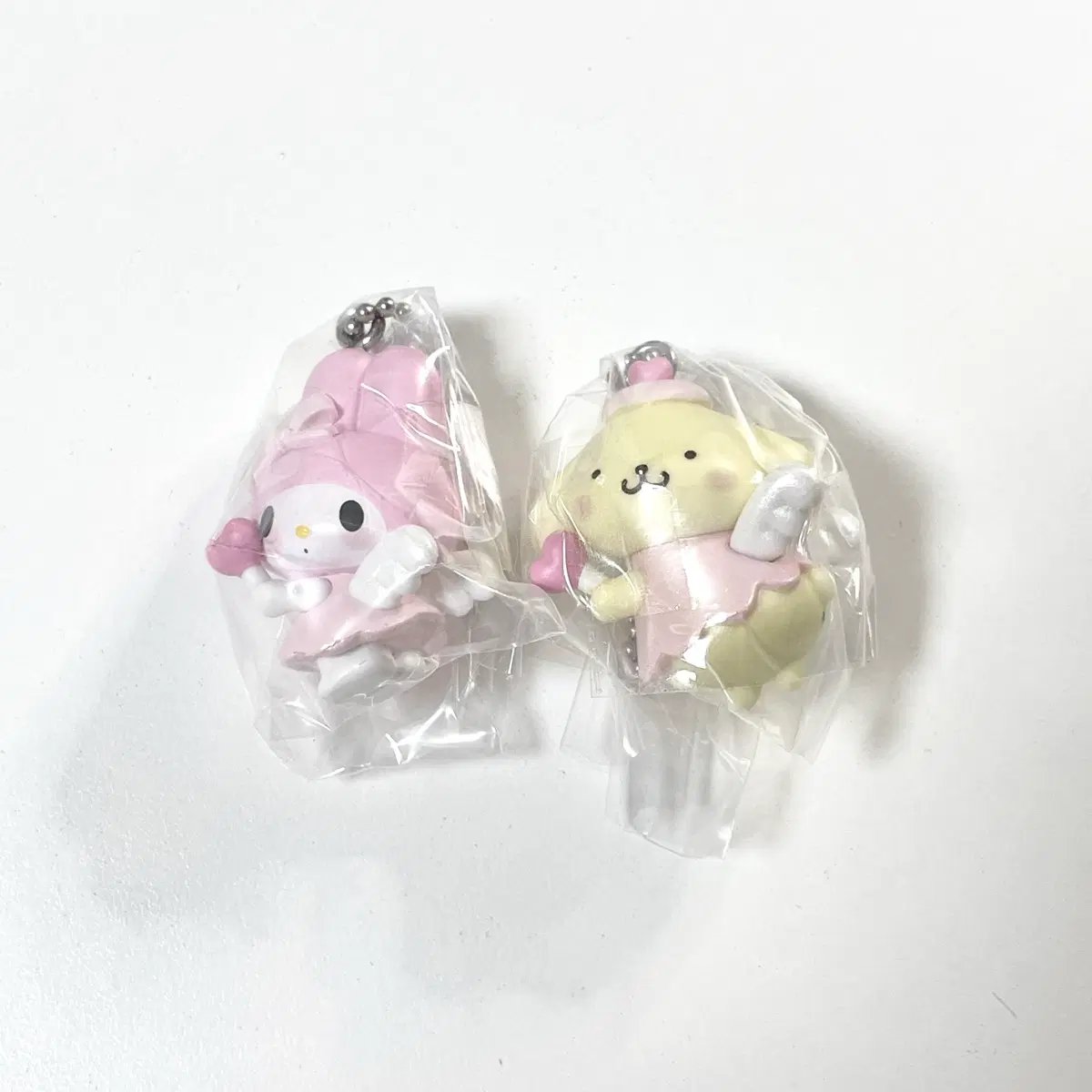 미개봉 | 산리오 마이멜로디 폼폼푸린 유메미루 핑크 가챠 피규어 키링 스트랩