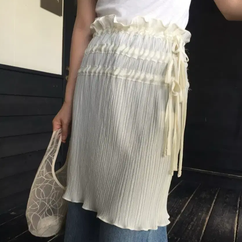 PERMEATE 퍼미에이트 레이어드 스커트