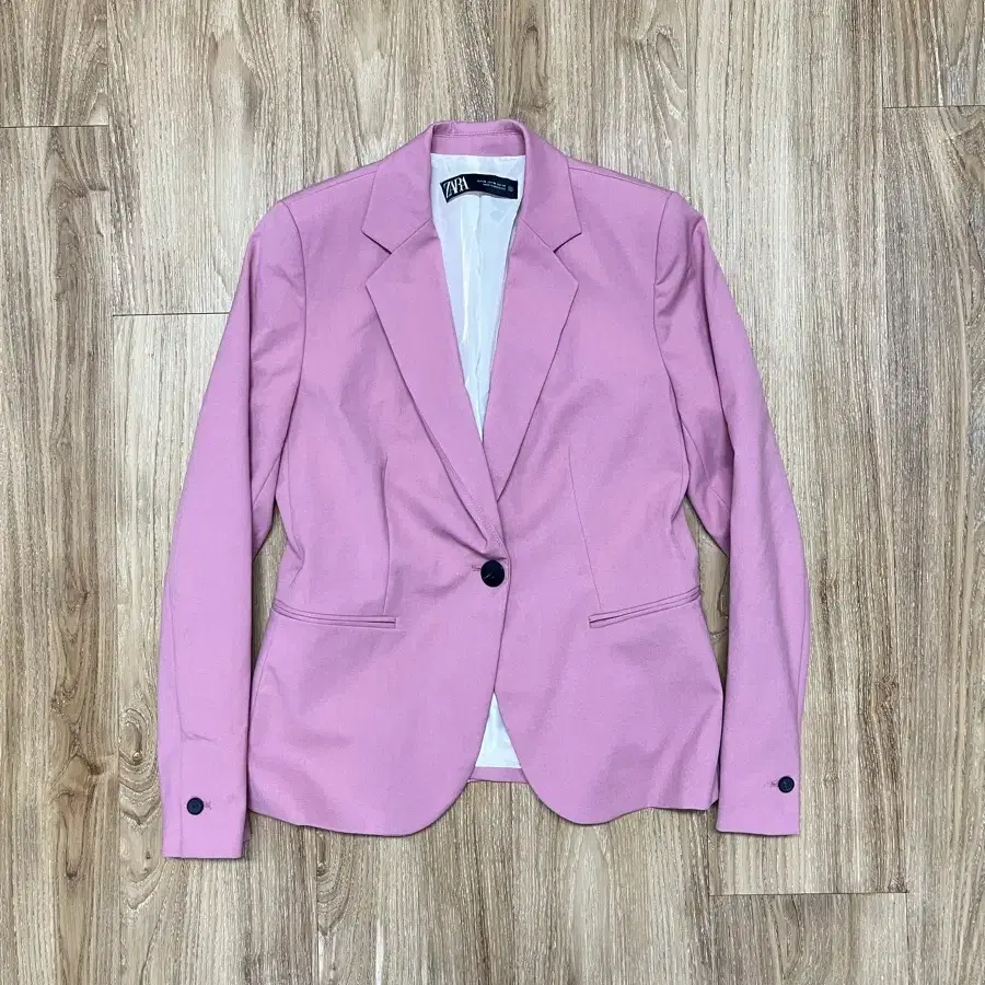 자라 핑크 블레이저 38