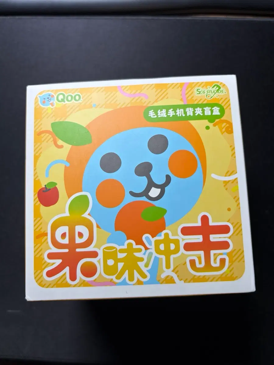 (미개봉)Qoo 쿠우 프루티 임팩트 봉제인형 휴대폰 백클립 스트랩