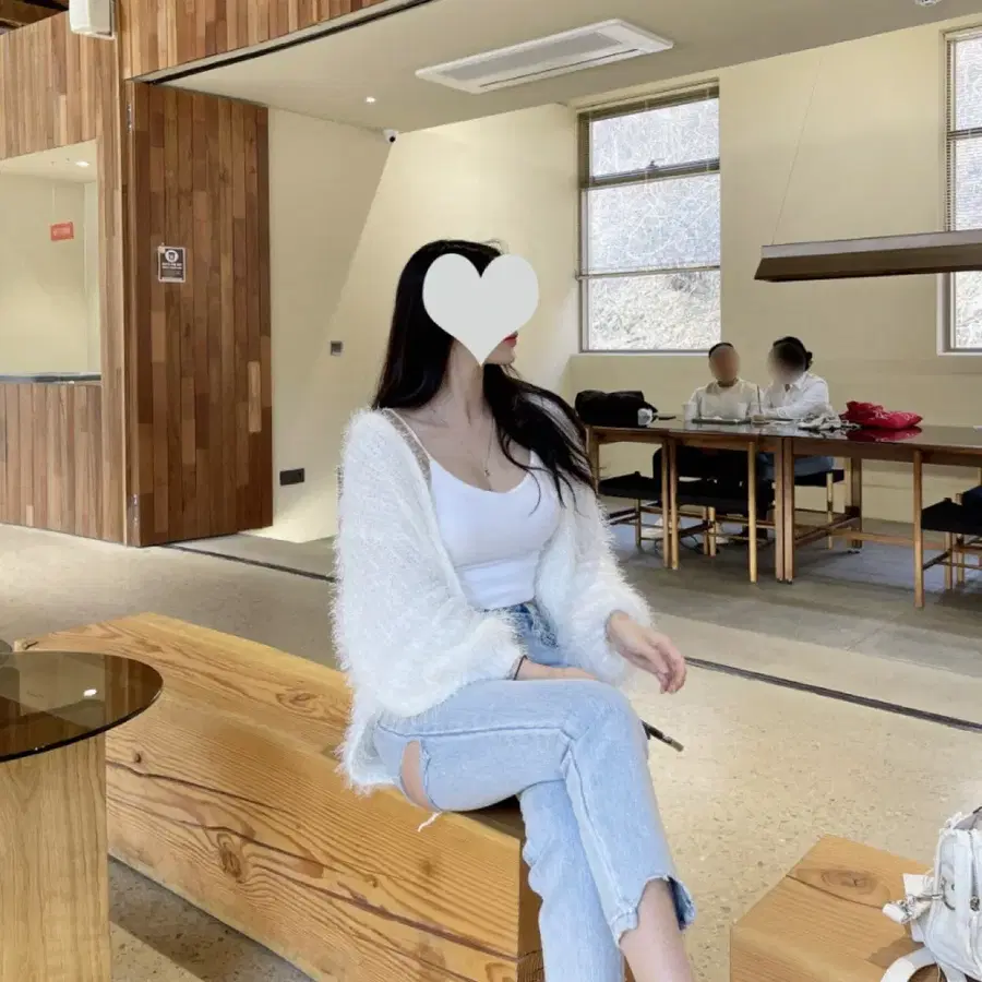 (cozcat 코즈캣 새상품)러블리 보송보송 털가디건 수입의류