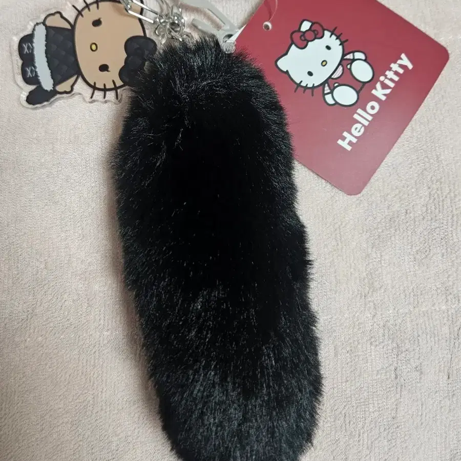 태닝키티 블랙털꼬리 키링
