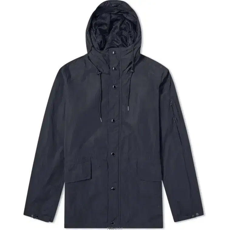 C.P COMPANY MEMRI MICROFIBER NYLON HOODED LENS ARM JACKET