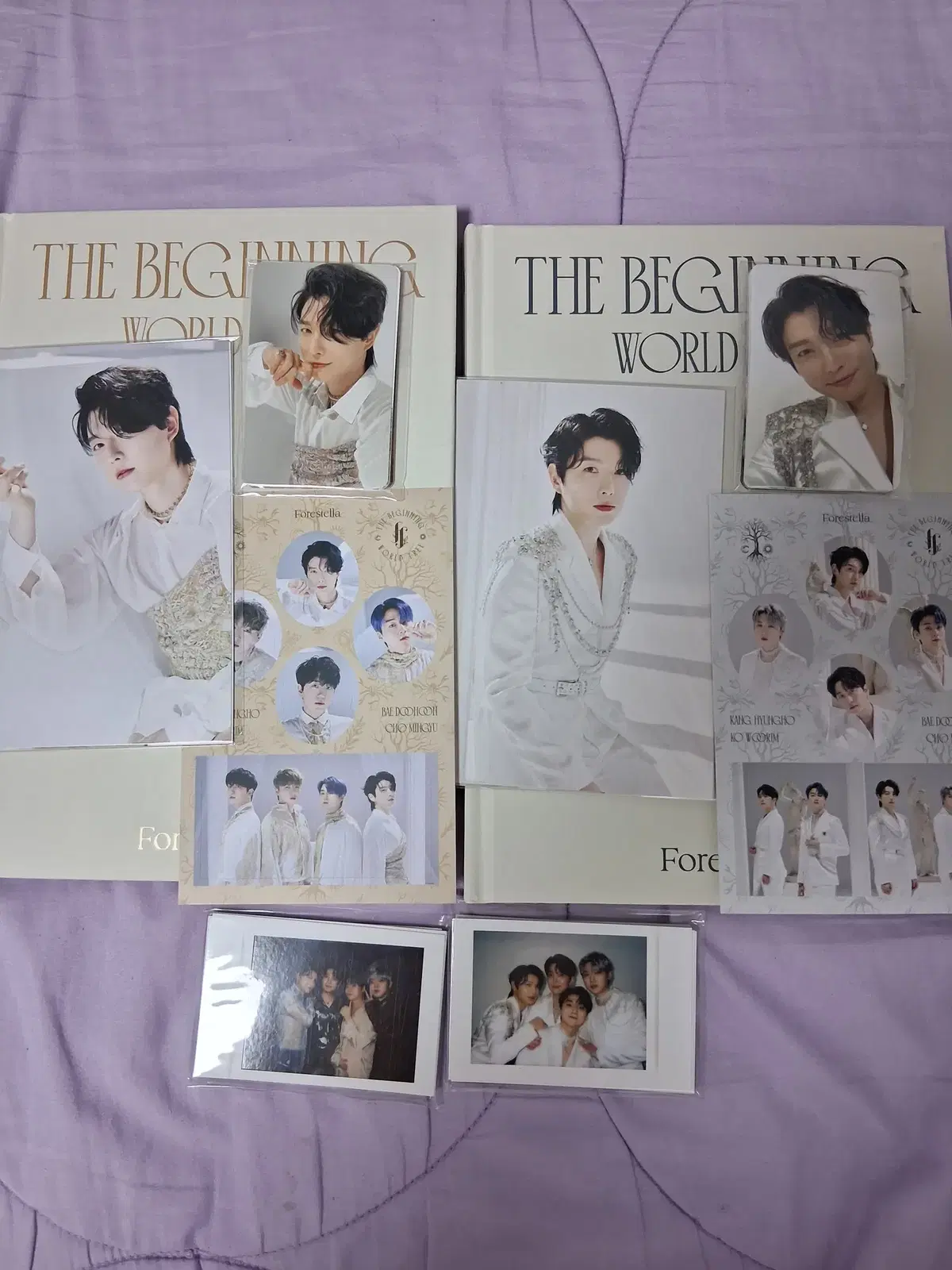 포레스텔라 The Beginning World Tree Sun Moon 앨범 특전 세트