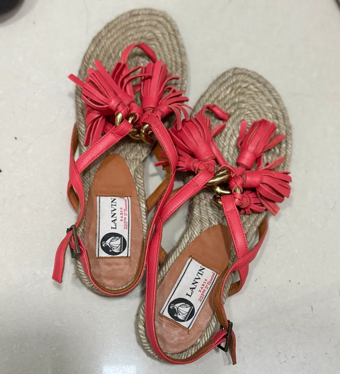 Lanvin Espadrille Sandals Size 38