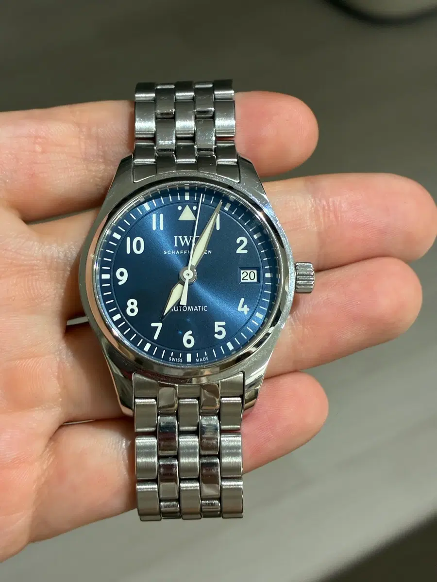 iwc 파일럿36 청판