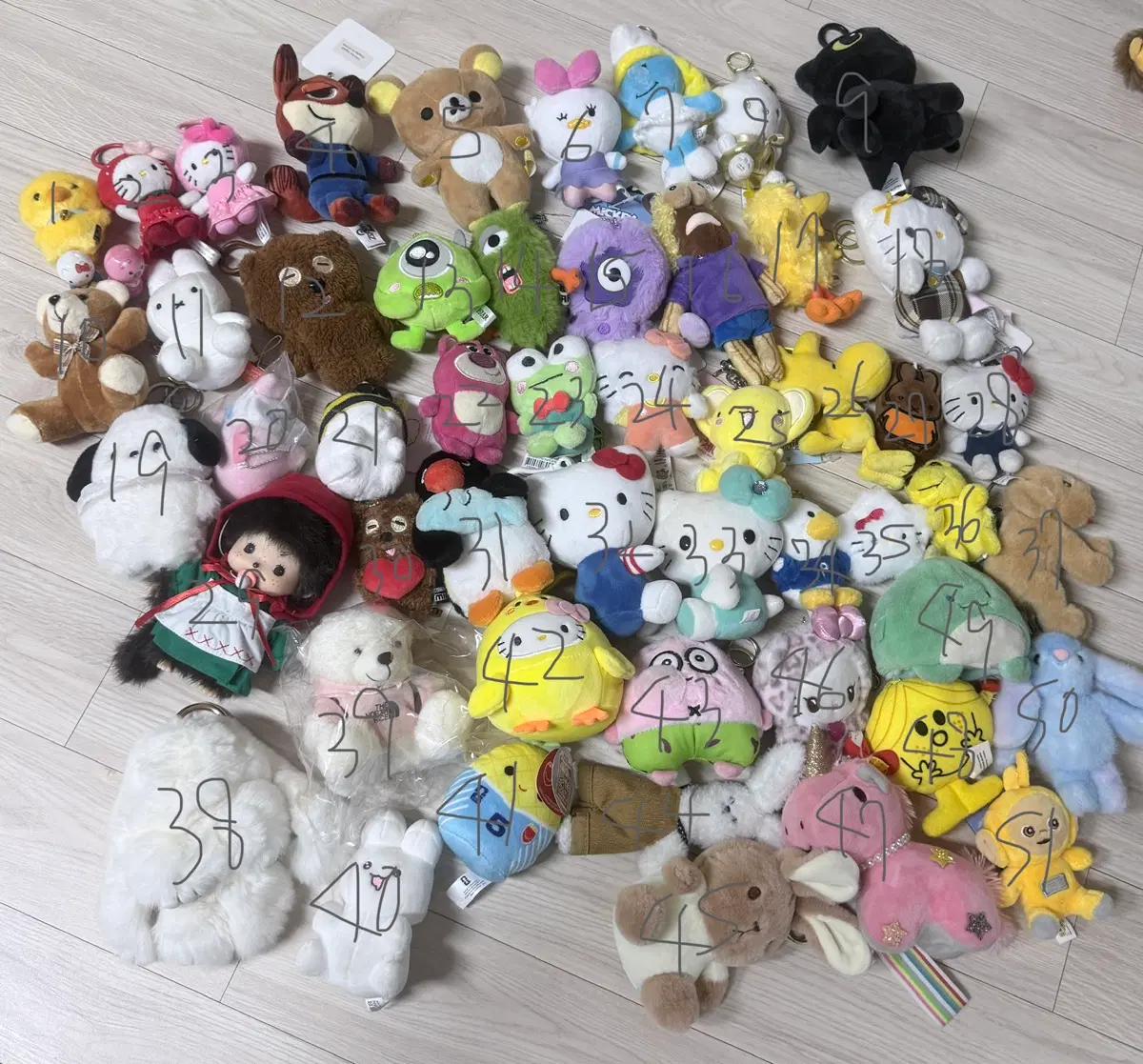 인형 일괄 급처