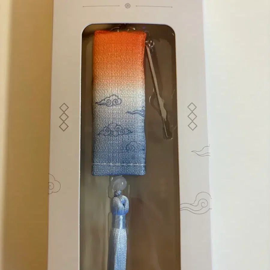 맘스터치 청사초롱 키링 레드