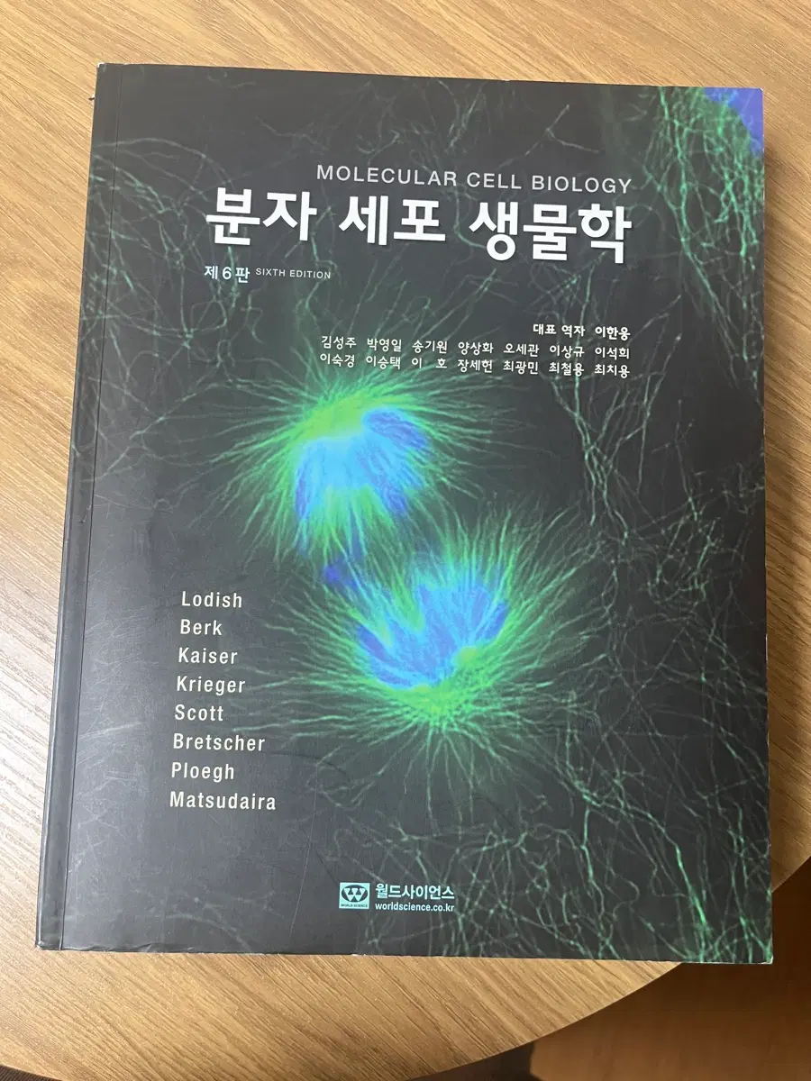 분자 세포 생물학 제6판