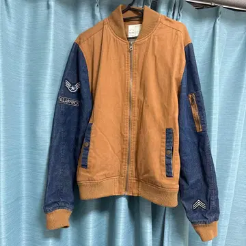 데님 절개 MA-1 자켓 U.S. AIR FORCE