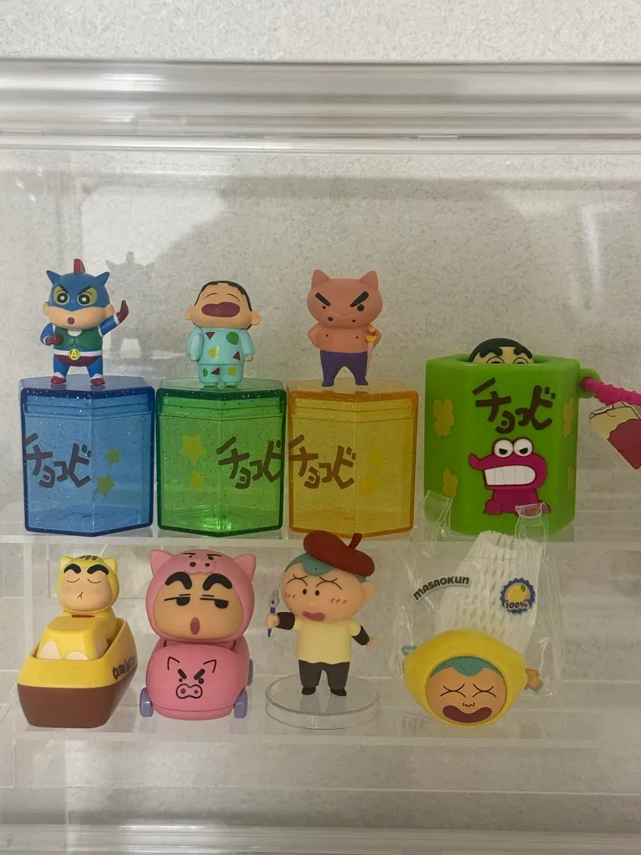 짱구 피규어 일괄