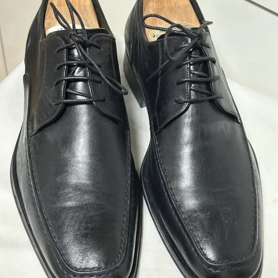 던힐 dunhill 이탈리아산 블랙 더비 정장 가죽구두