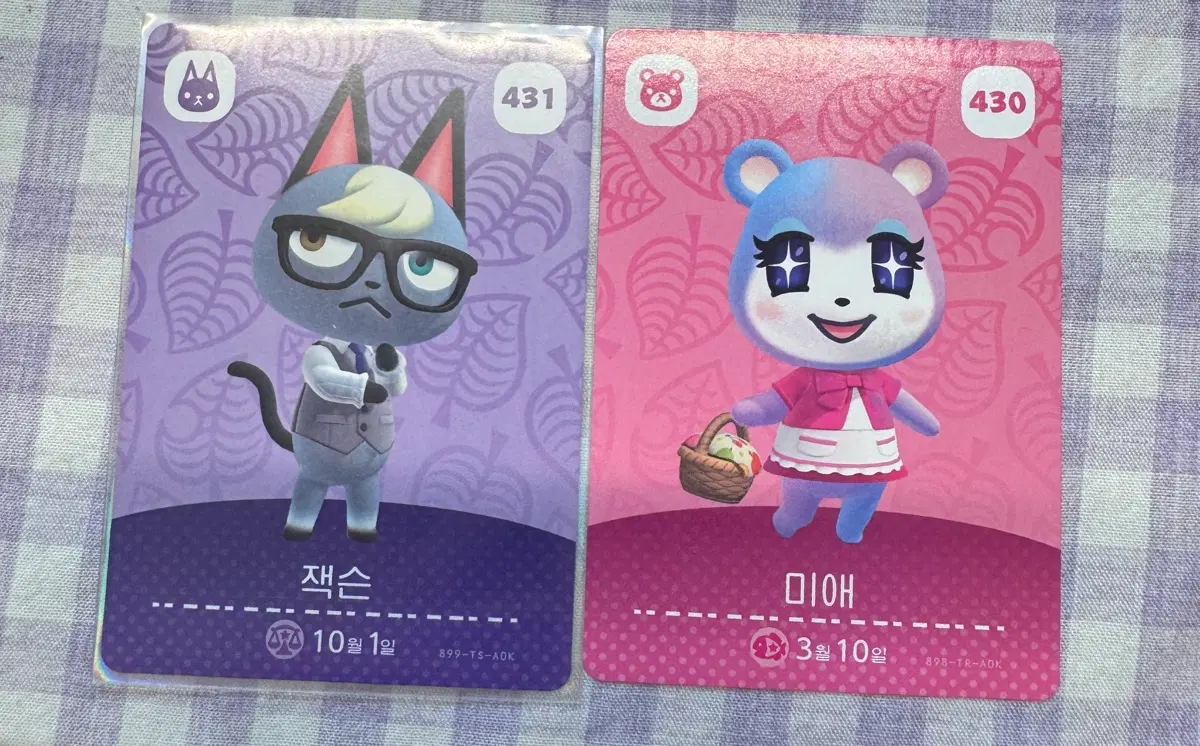 잭슨&미애 아미보 카드