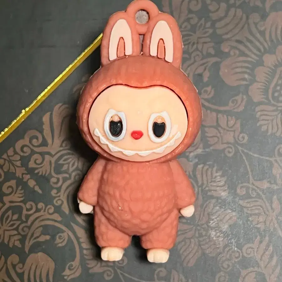 라부부 미니 키링 브라운