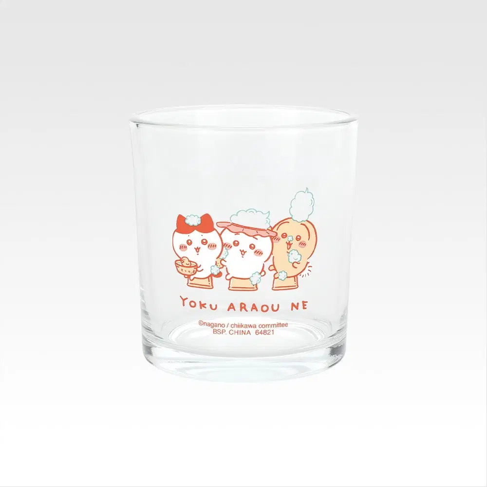 치이카와 제일복권 E상 유리컵 온천 쿠지 하치와레 치이카와 우사기 장식용 굿즈