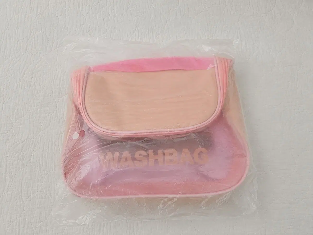 핑크 WASHBAG 세면파우치 비치가방