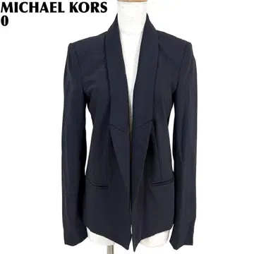 [ 새상품급 ] MICHAEL KORS 테일러드 자켓 울 혼방 0 다크 네이비 무지