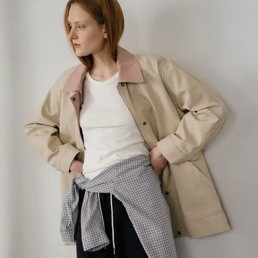 [새제품] 노운베러 하프 워크 자켓 Collar half work jacket