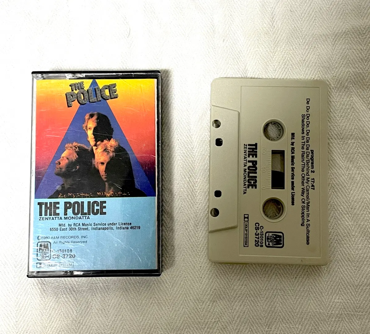[미국 수입 원반] 더 폴리스 (The Police) - Zenyatta Mondatta 카세트 테이프