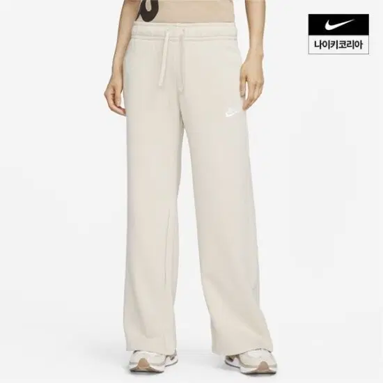 Nike 여성 미드라이즈 와이드 레그 스웻팬츠 M