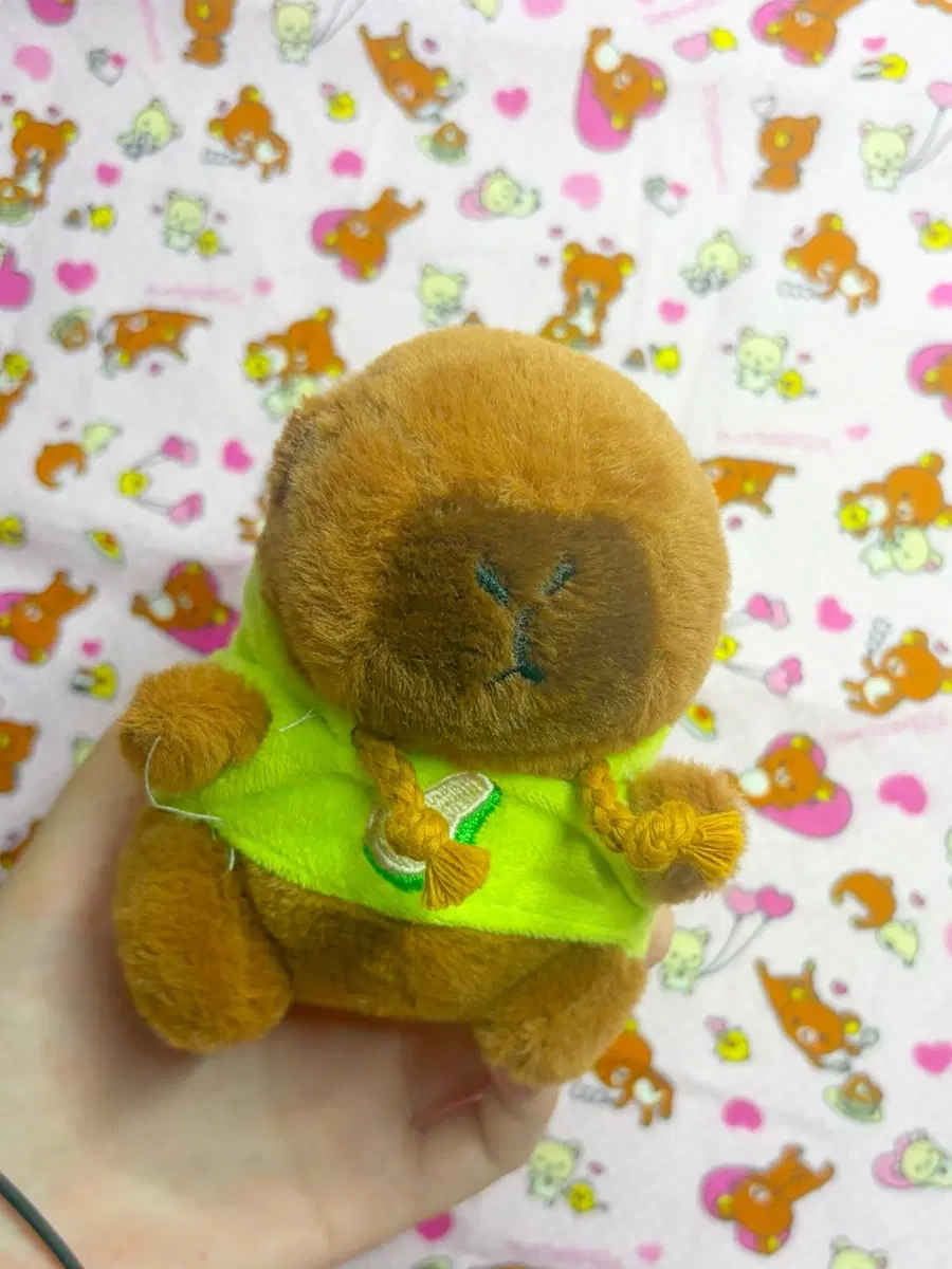 카피바라 아보카도 인형