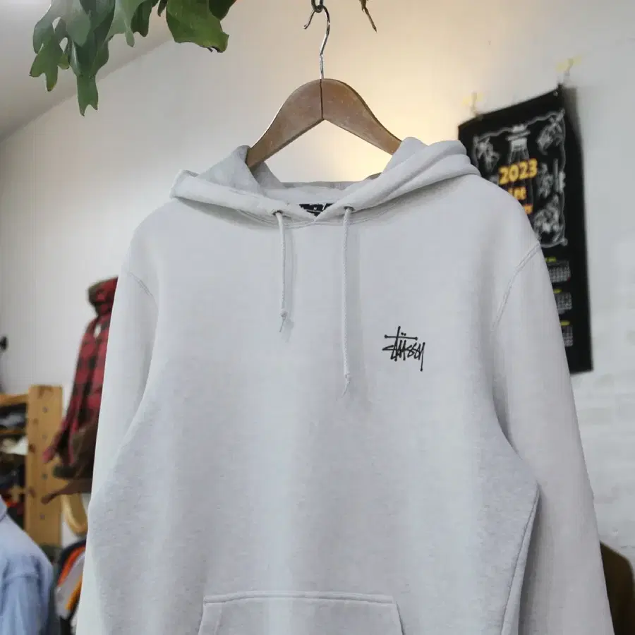 (착용컷) Stussy 후드 티셔츠 (남성용 100)