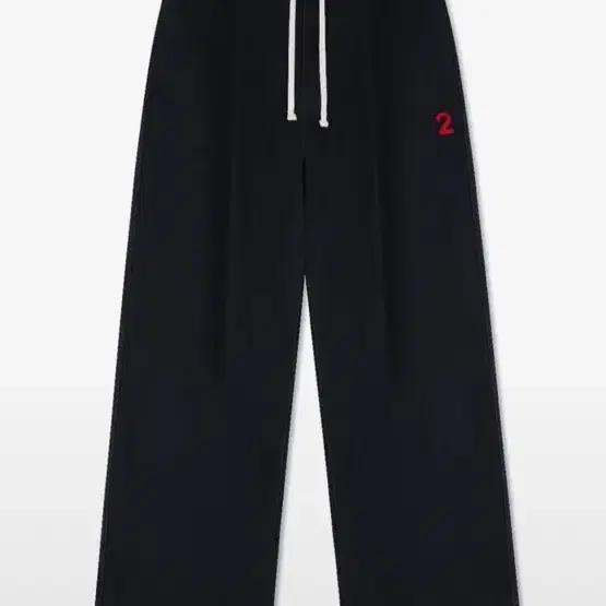 애쓰 바지 One-Tuck Wide Chino_Navy