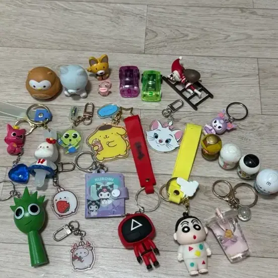 키링 오뚝이 캐릭터 일괄세트