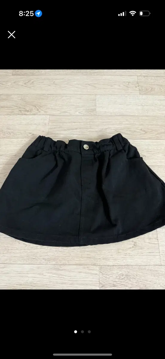 키즈 로그101 스커트 새상품 블랙