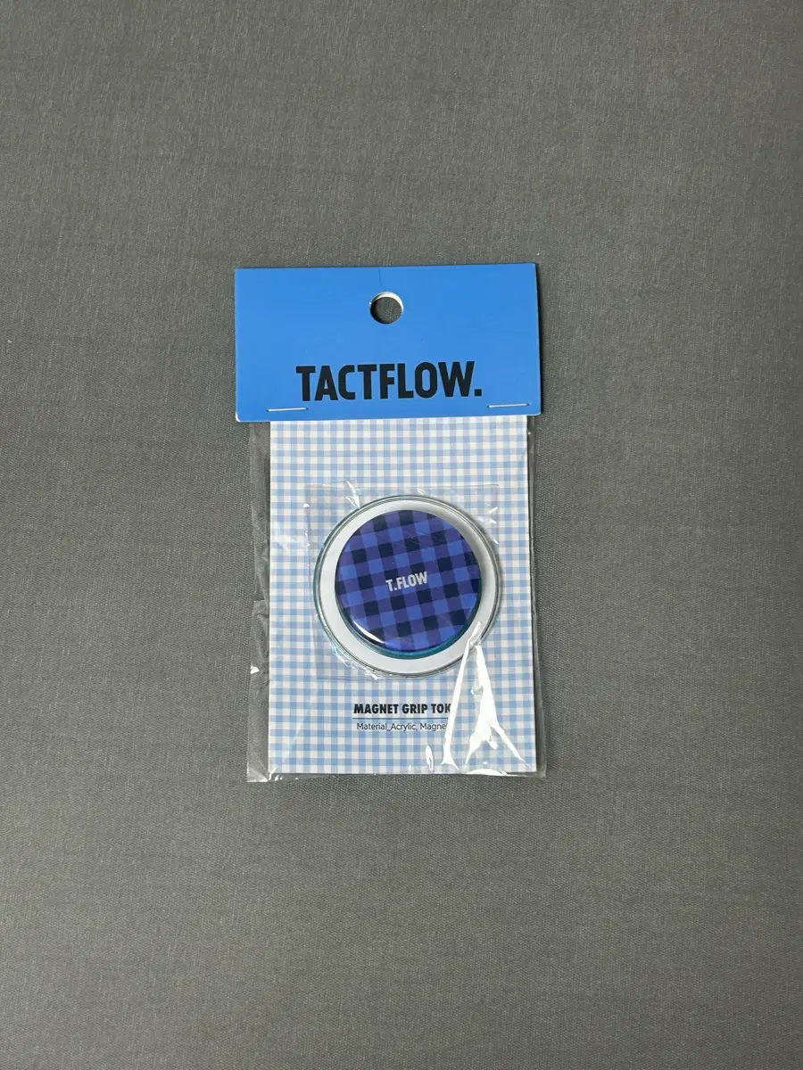 TACTFLOW 마그넷 그립톡 격자무늬